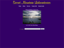 Tablet Screenshot of mountainlabs.com